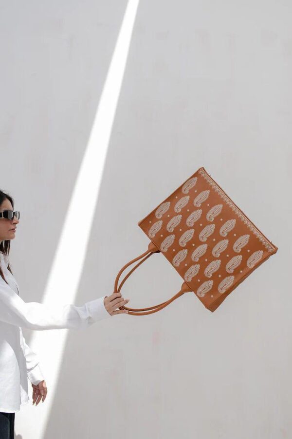 Zellbury Premium PU Tote Bag embroidered - Image 3